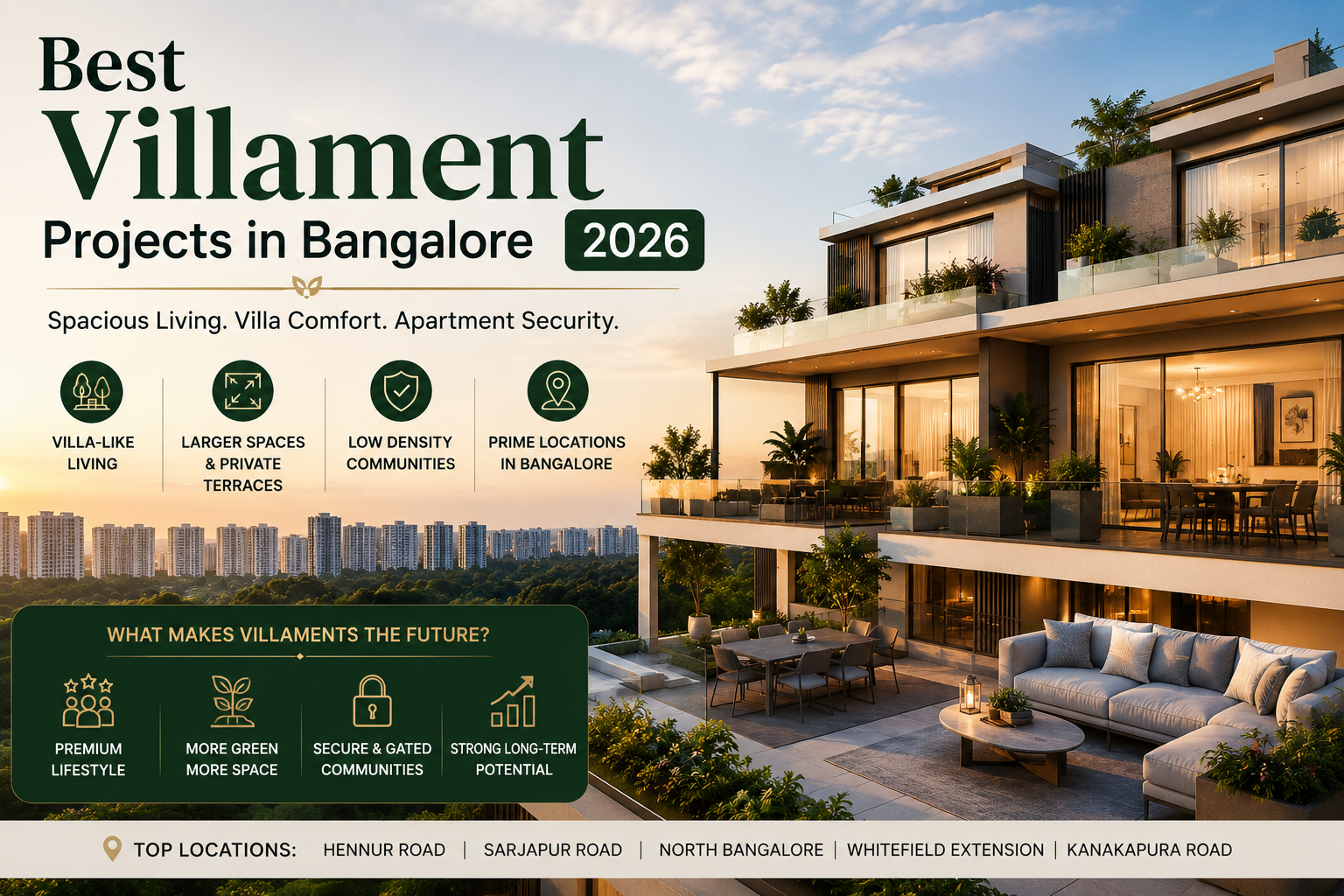 Best Villament Projects in Bangalore 2026 
