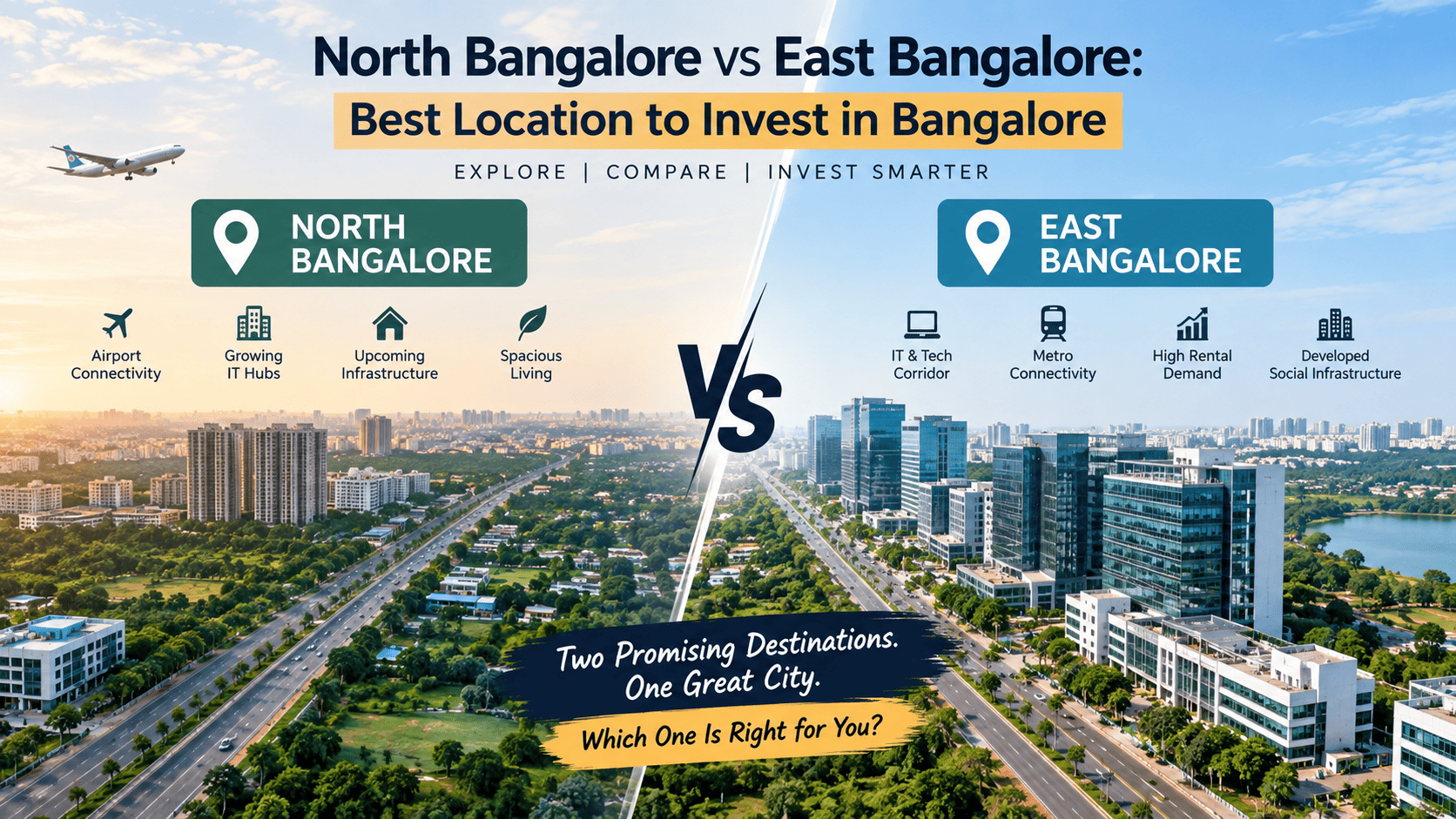 North Bangalore vs East Bangalore: Where Should You Buy Property?