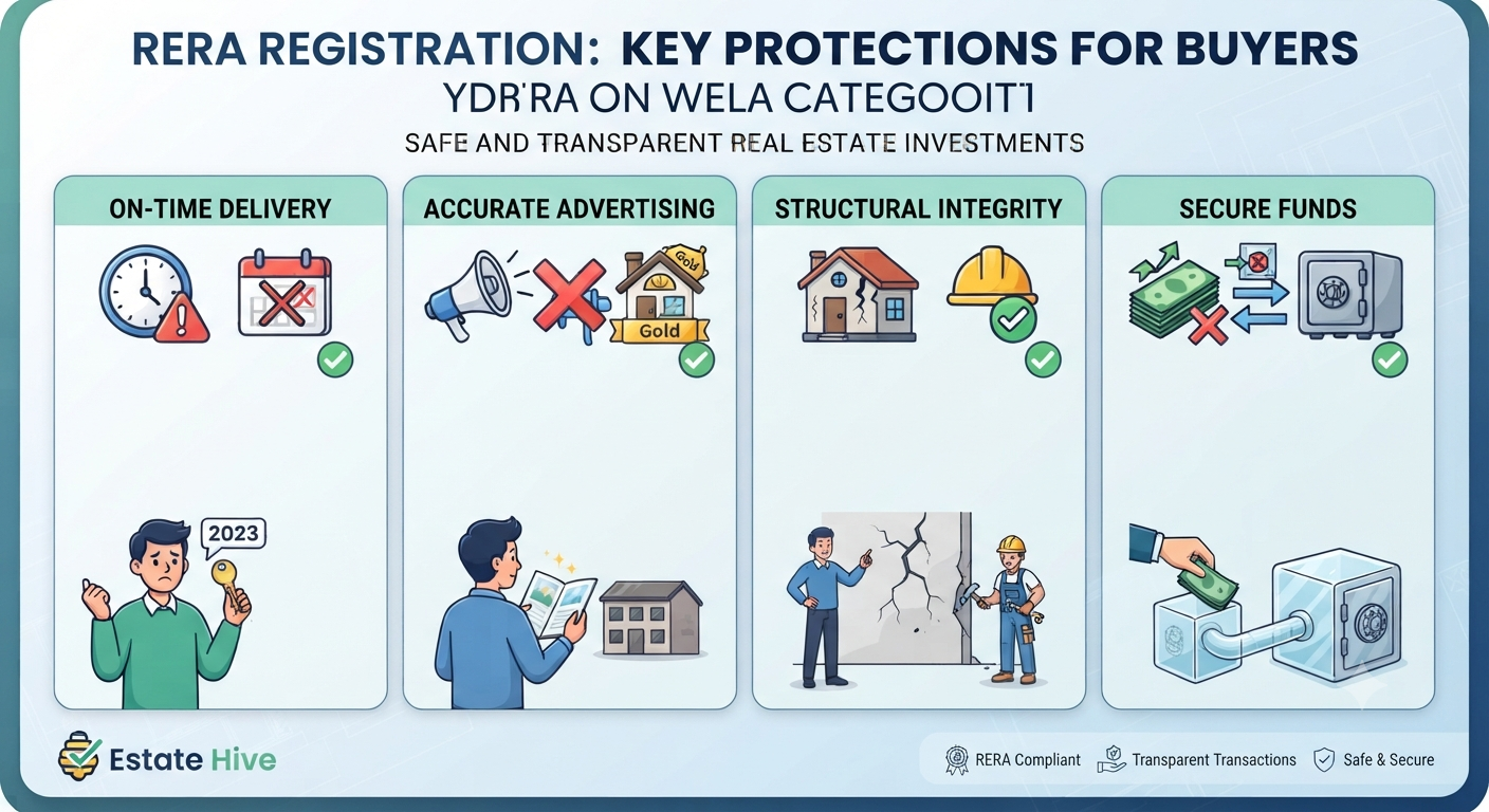 RERA Registration Explained: What Estate Hive’s Registration Actually Protects You From