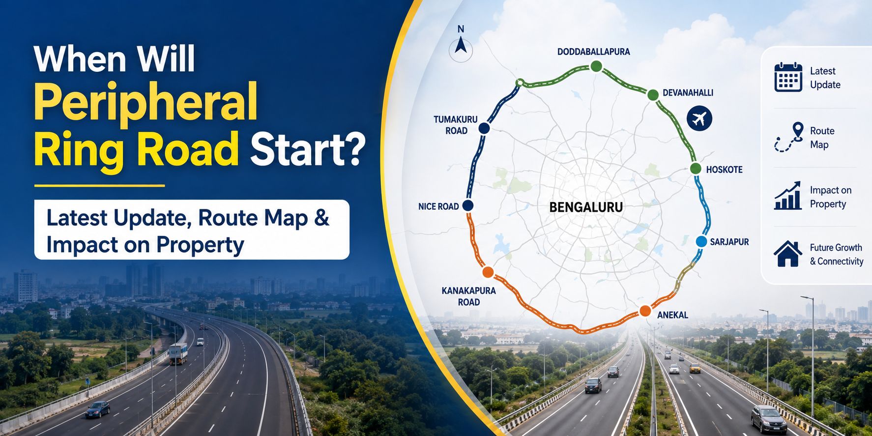 When Will Peripheral Ring Road Start? Latest Update, Route Map & Impact on Property