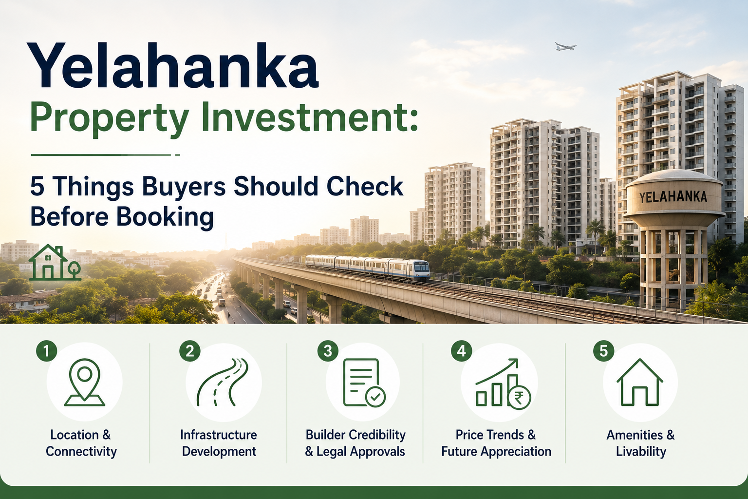 Yelahanka Property Investment: 5 Things Buyers Should Check Before Booking